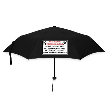 Werkzeuge - Regenschirm (klein) - Schwarz - Vorne