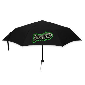 Boosted Tuning Scene Streetwear Shirt Sticker - Regenschirm (klein) - Schwarz - Vorne