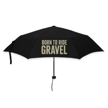 Born to Ride Gravel – Gravel Bike - Umbrella (small) - black - Front
