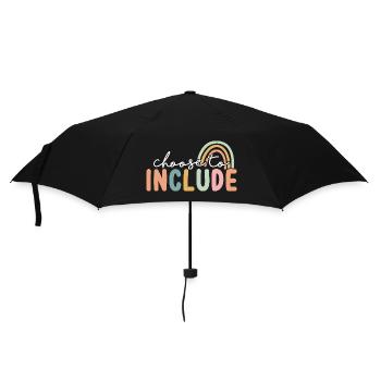 Wähle es, um Regenbogen einzubeziehen - Regenschirm (klein) - Schwarz - Vorne