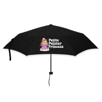 Funny Art Painter Petite Princess Drawing Gift - Regenschirm (klein) - Schwarz - Vorne