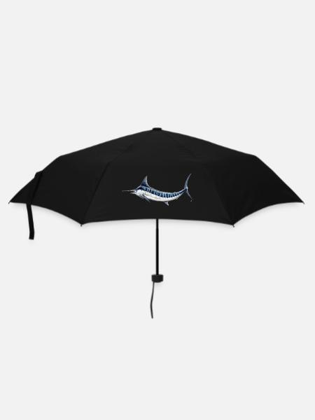 Blue Marlin - marlin bleu - Espadon - Poisson - Parapluie standard - noir
