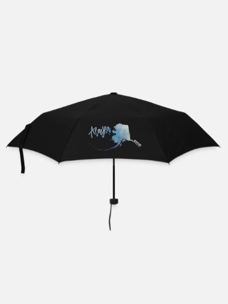 Alaska - Regenschirm (klein) - Schwarz