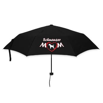 Schnauzer MOM - Ein Leben mit Schnauzern - Regenschirm (klein) - Schwarz - Vorne