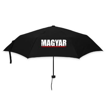 Magyar Proud Hongrie Rétro Hongrois - Parapluie standard - noir - Devant