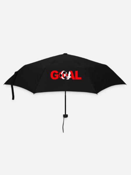 Football Tunisie But - Parapluie standard - noir
