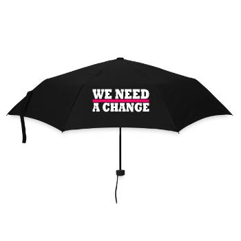 We need a change - Umbrella (small) - black - Front