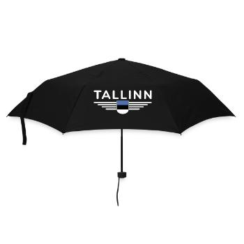 Tallinn T-Shirt – Pour les fans de la capitale - Parapluie standard - noir - Devant
