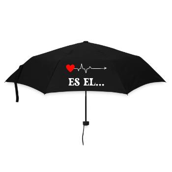 Carte des battements de cœur de l’Essex - Parapluie standard - noir - Devant