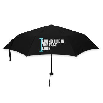 Life In The Fast Lane Float Funny Pool Saying - Umbrella (small) - black - Front