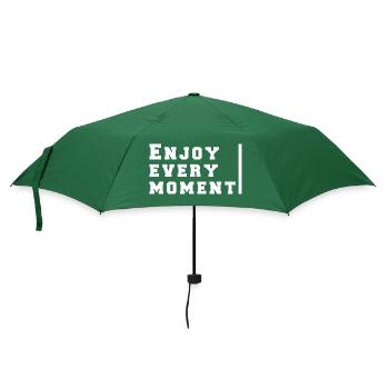 enjoy every moment - Umbrella (small) - bottlegreen - Front