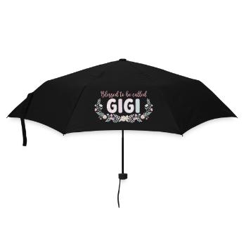 Gigi Granny Flowers Gift Cute Grandma - Umbrella (small) - black - Front