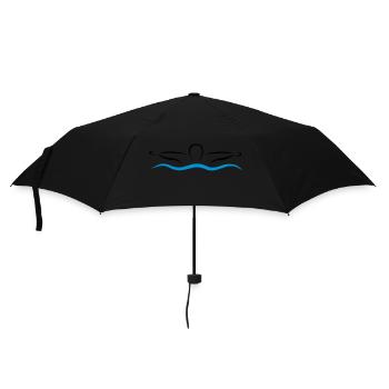 schwimmen - Umbrella (small) - black - Front
