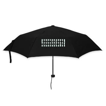 Minimaler sound grandioses gefühl - Regenschirm (klein) - Schwarz - Vorne