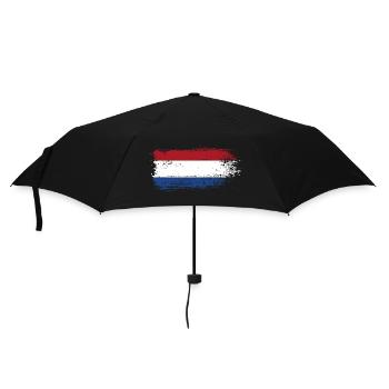 Coup de pinceau Dutch Tricolor - Parapluie standard - noir - Devant