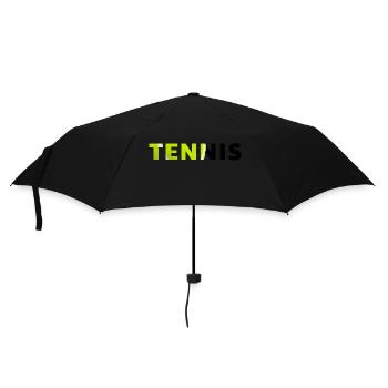 Tennis-idée cadeau original - Parapluie standard - noir - Devant