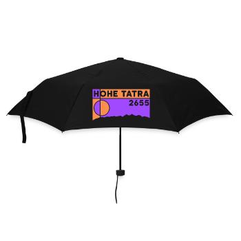 High Hiking Slovakia Keepsake Gift - Umbrella (small) - black - Front