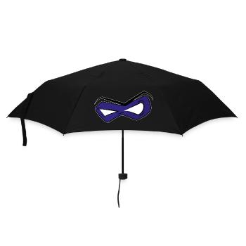 Masque Bleu Intense - Parapluie standard - noir - Devant