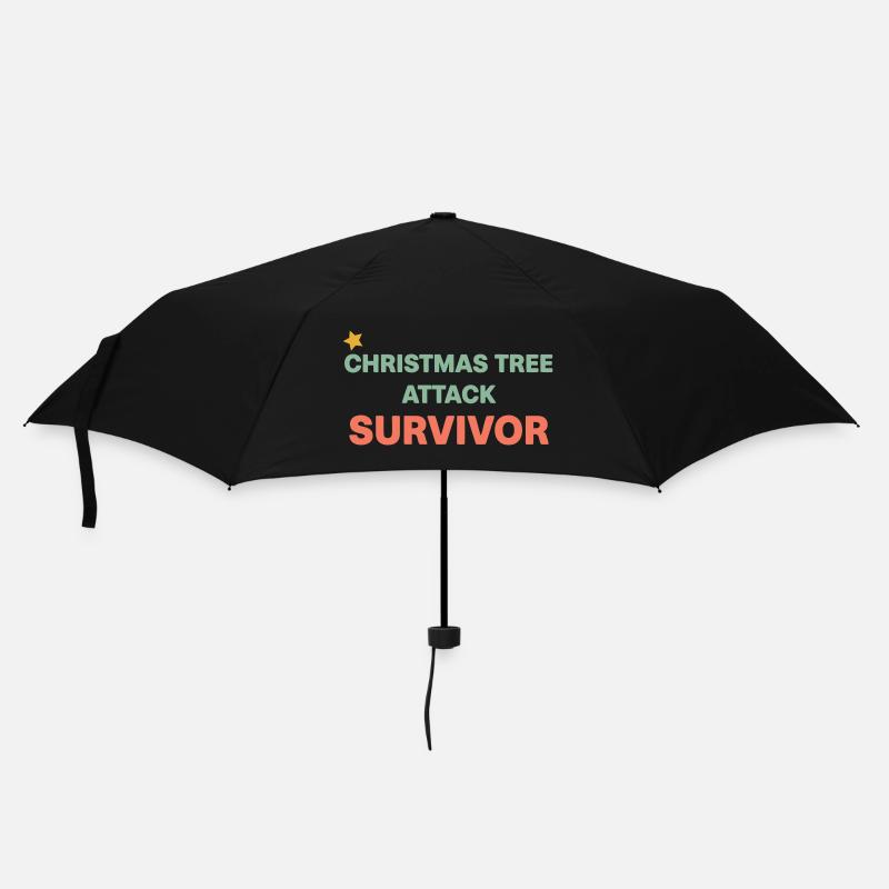 Survivor Christmas Tree - Umbrella (small) - black