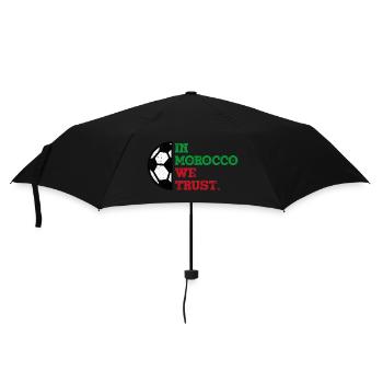 In Morocco we trust - Regenschirm (klein) - Schwarz - Vorne
