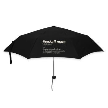 Football Mom Definition Funny Saying - Umbrella (small) - black - Front