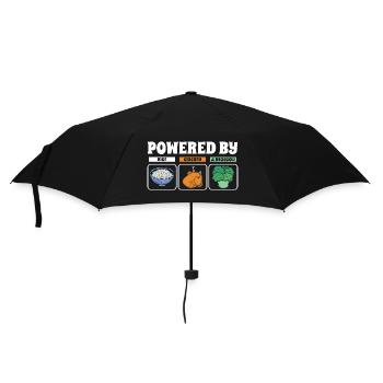Propulsé par Rice Chicken Broccoli - Parapluie standard - noir - Devant