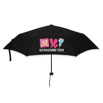 Technicien ultrasonique Technicien ultrasonore - Parapluie standard - noir - Devant