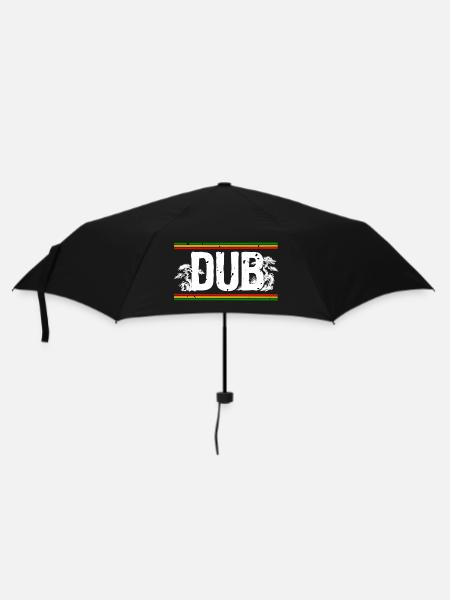 Dub Roots Reggae Wald - Regenschirm (klein) - Schwarz
