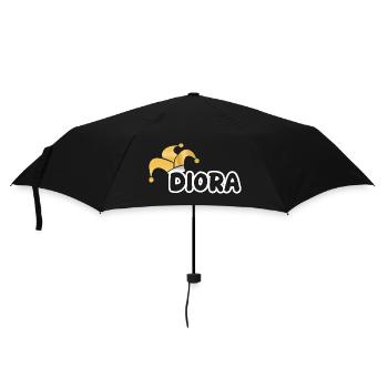Fastnacht Diora - Regenschirm (klein) - Schwarz - Vorne
