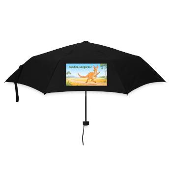 TOODLES KANGAROO - Regenschirm (klein) - Schwarz - Vorne