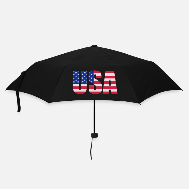 American flag - Umbrella (small) - black