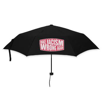 Rendre le racisme répréhensible - Parapluie standard - noir - Devant