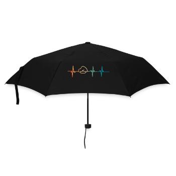 Heartbeat Chef - Umbrella (small) - black - Front