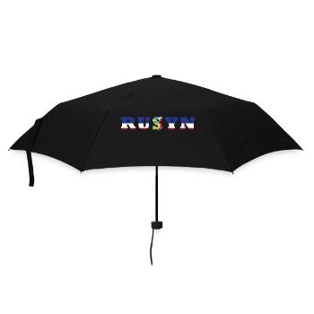 Ostslawen Rusyn Karpaten Herkunft Rusnak - Regenschirm (klein) - Schwarz - Vorne