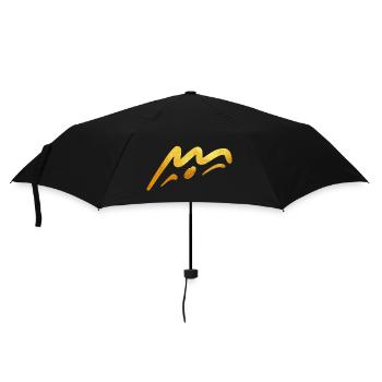 BLACK - Regenschirm (klein) - Schwarz - Vorne