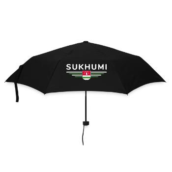 Sokhumi Design – Un must pour les fans d’Abkhazie - Parapluie standard - noir - Devant