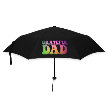 Grateful Dad Funny Father's Day Grateful Dad - Umbrella (small) - black - Front