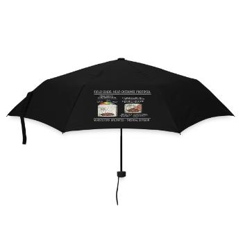 Protocole de distance de chaleur pour saucisse - Parapluie standard - noir - Devant