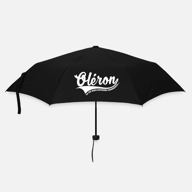 Oléron, Là où mon histoire commence... - Parapluie standard - noir
