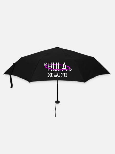 Hula die Waldfee - Für Coole Hula Girls - Regenschirm (klein) - Schwarz