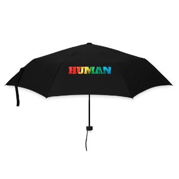 Arc-en-ciel humain humain - Parapluie standard - noir - Devant
