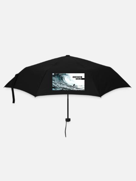 Do Something Fearless - Umbrella (small) - black