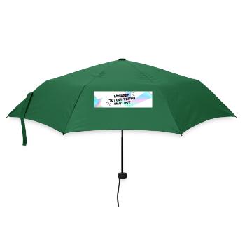 Le freinage n’est pas bon pour les pneus - Parapluie standard - vert bouteille - Devant