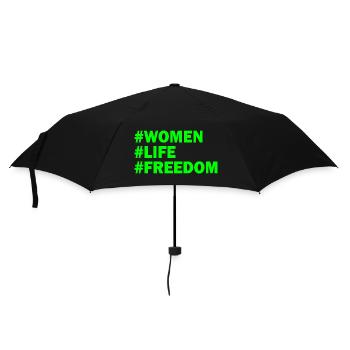 Women life freedom - Parapluie standard - noir - Devant