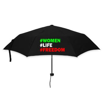 Women life freedom - Umbrella (small) - black - Front