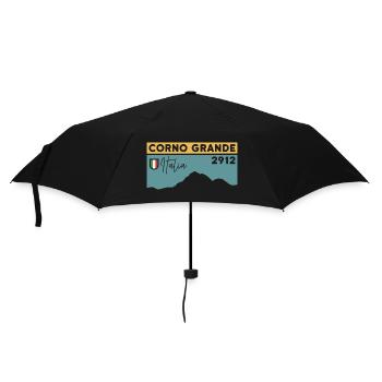 Gran Sasso Italia Corno Grande Normal Route Hike - Umbrella (small) - black - Front