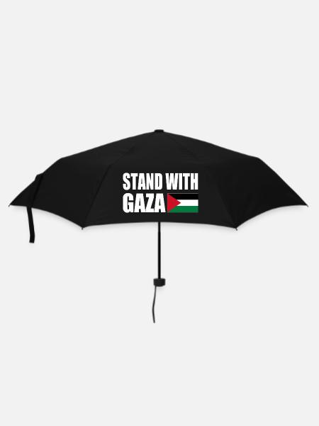 Stand with gaza - Umbrella (small) - black