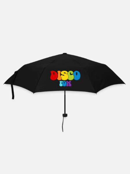 Disco Fox - Regenschirm (klein) - Schwarz