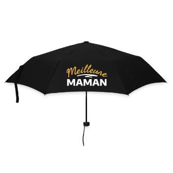 Vividly Colored Maternal Expression Design - Umbrella (small) - black - Front