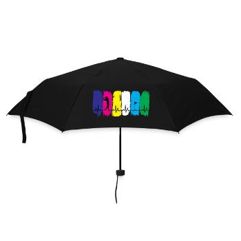 Golf Heartbeat - Umbrella (small) - black - Front